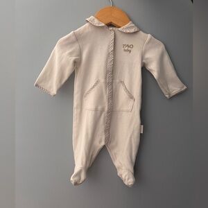 FAO Schwarz Baby One Piece Footie Size 0-3 Months